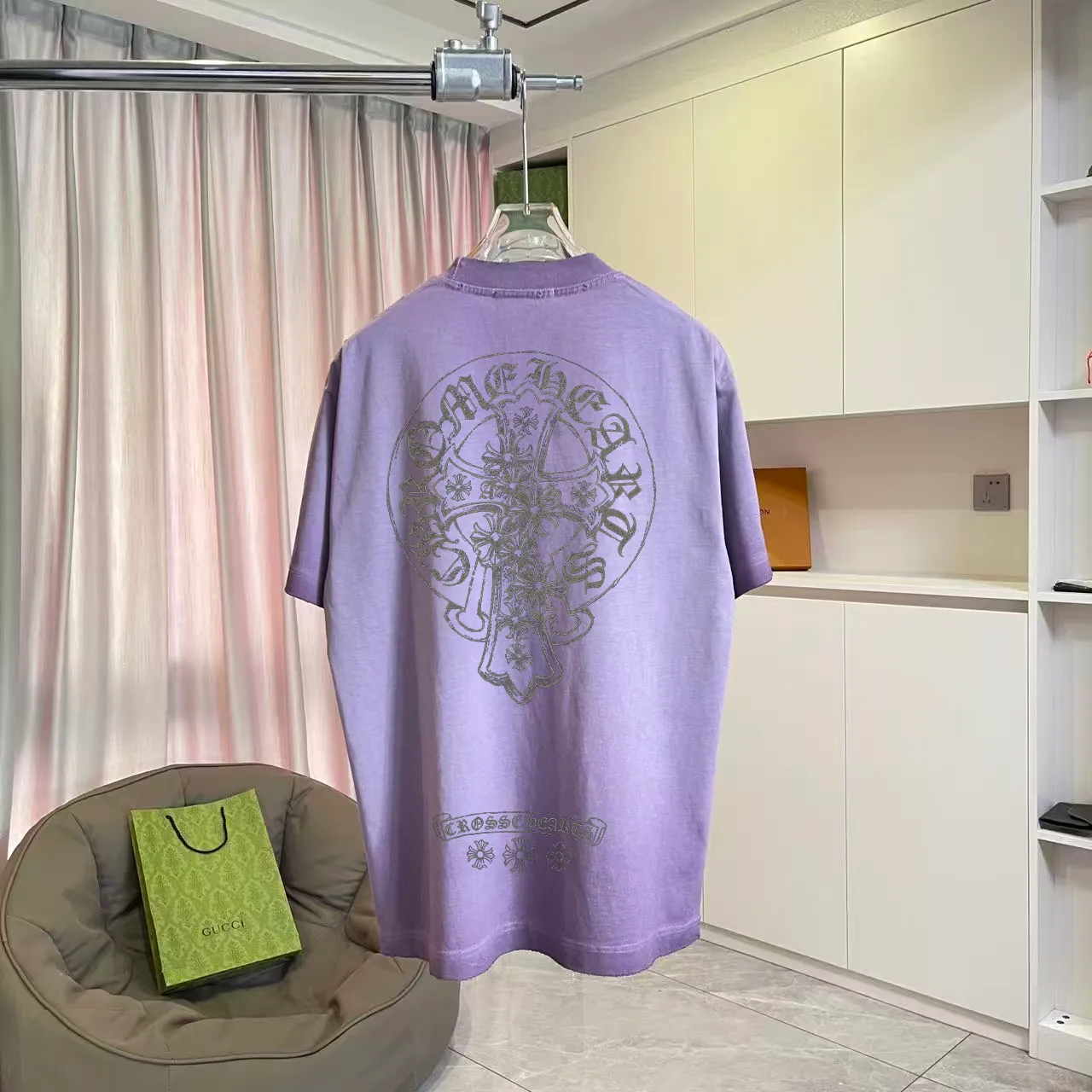 ch *2026 New Arrival t g Same Style Size：S M L XL XXL ：White Purple Gray